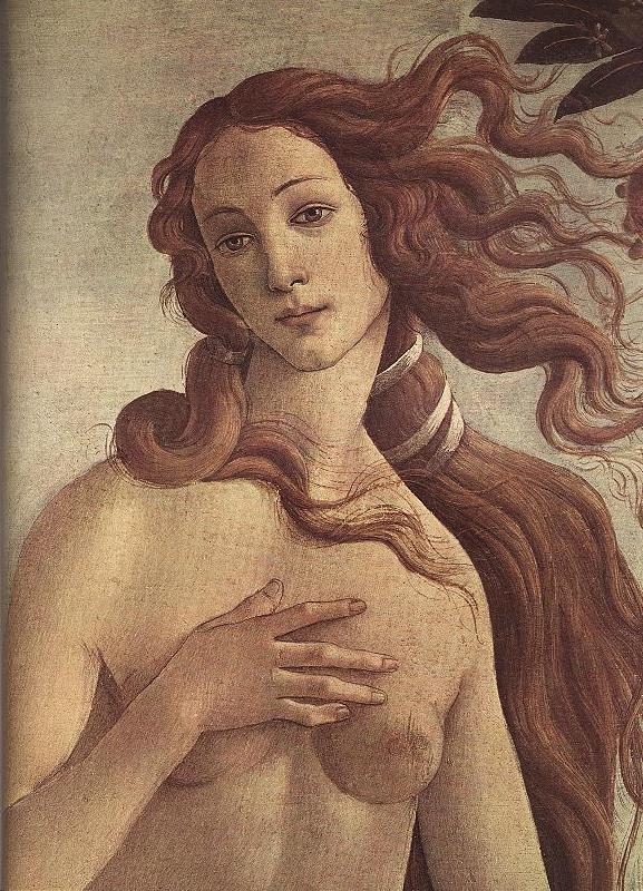 BOTTICELLI, Sandro The Birth of Venus (detail) ff France oil painting art